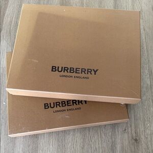 Burberry Brown Branded Gift Boxes